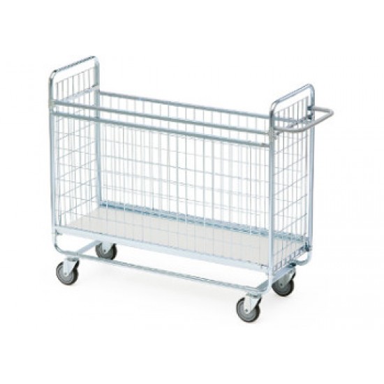 Fetra Paketwagen 600 kg, Drahtgitterwände 1,8 m, Flügeltüren + Dach