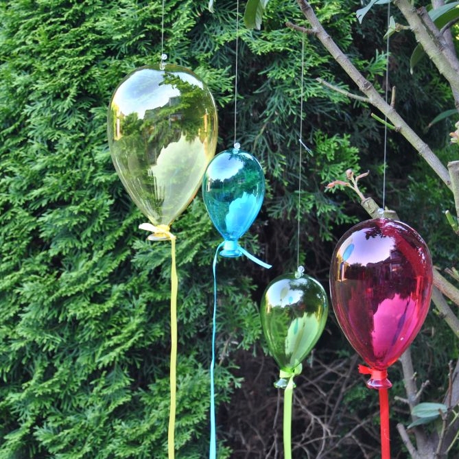 StealStreet Windspiel Luftballon – Runde Gartendekoration Aus Kupfer & Polyresin, Höhe Ca. 58 Cm