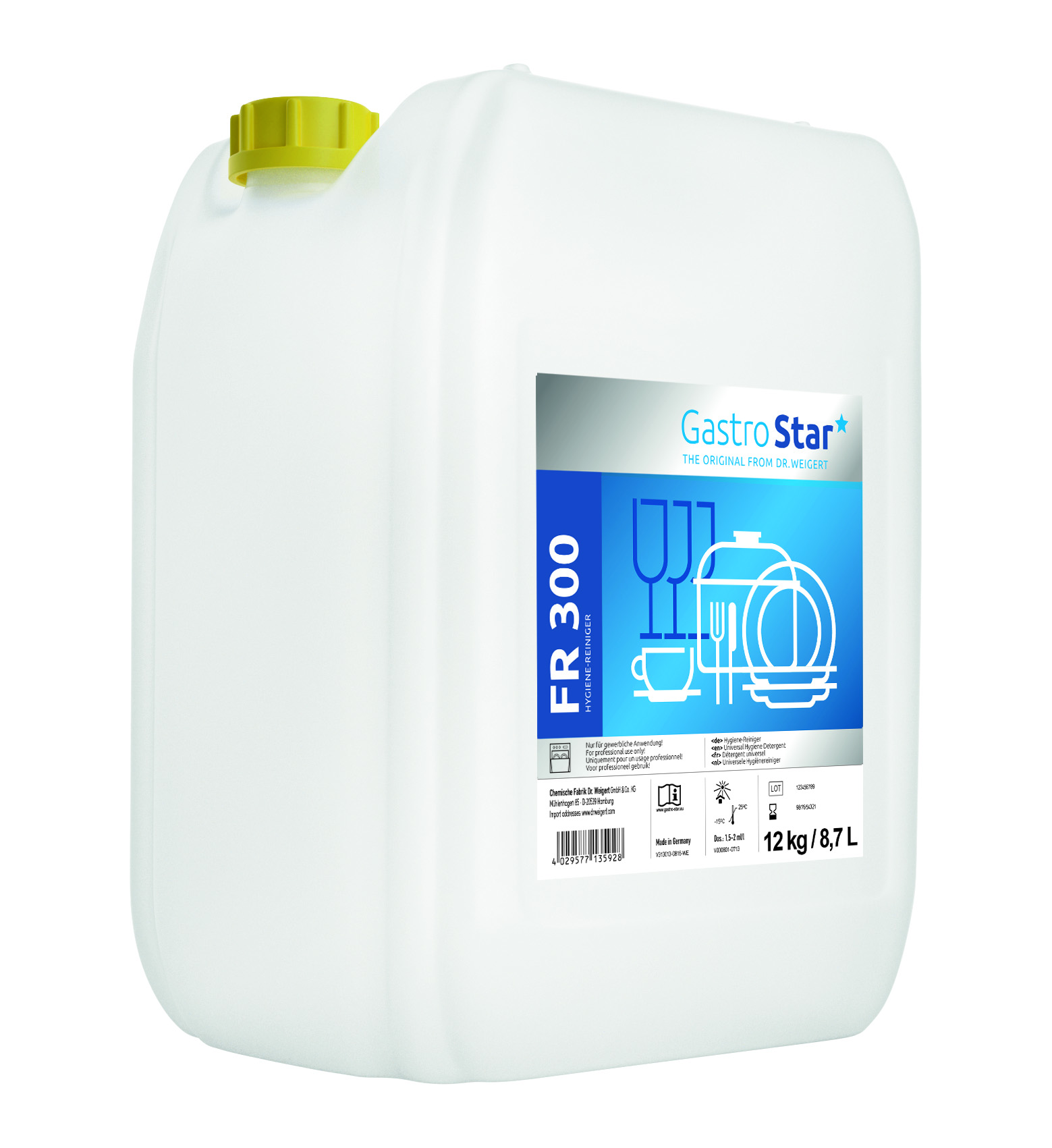 Dr. Weigert Gastro Star K3 Gläser-Klarspüler, 10 L