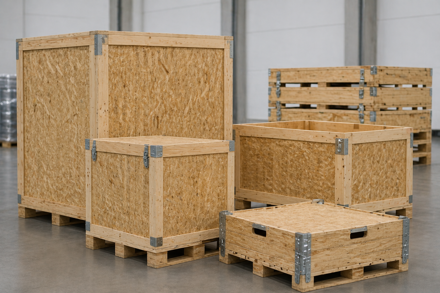 FAIRFIX OSB-Exportkiste 1200x800 Mm – Stabile Holzkiste Mit IPPC-Siegel Für Den Versand FAIRFIX Holzexportkiste 1200x800