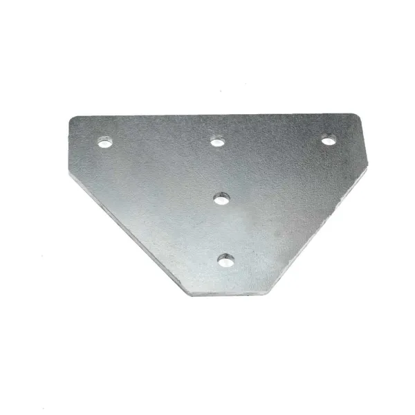 Ankerplatte | Maße: 100x100x8 mm | Stahl (Roh) S235JR