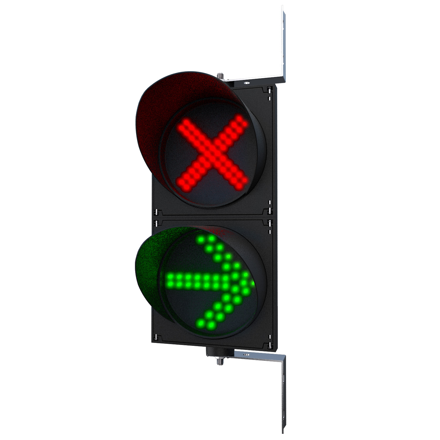 Industrielle LED-Ampel Mit Manuellem Schalter – IP65 Wasserdicht, Rot/Grün 200mm Für Lager, Docks & Verkehrskontrolle (Fernbedienung Optional)