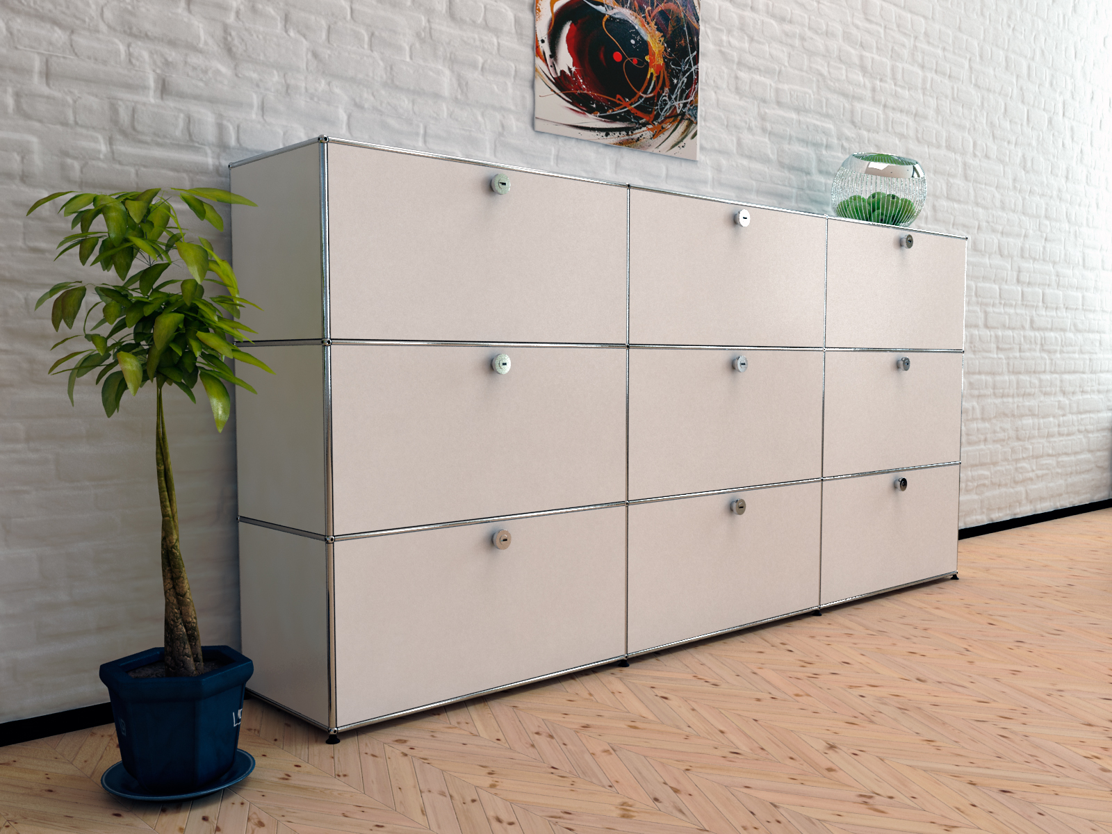 IKEA-Kommode weiß Hochglanz mit Türen — Auswahl
