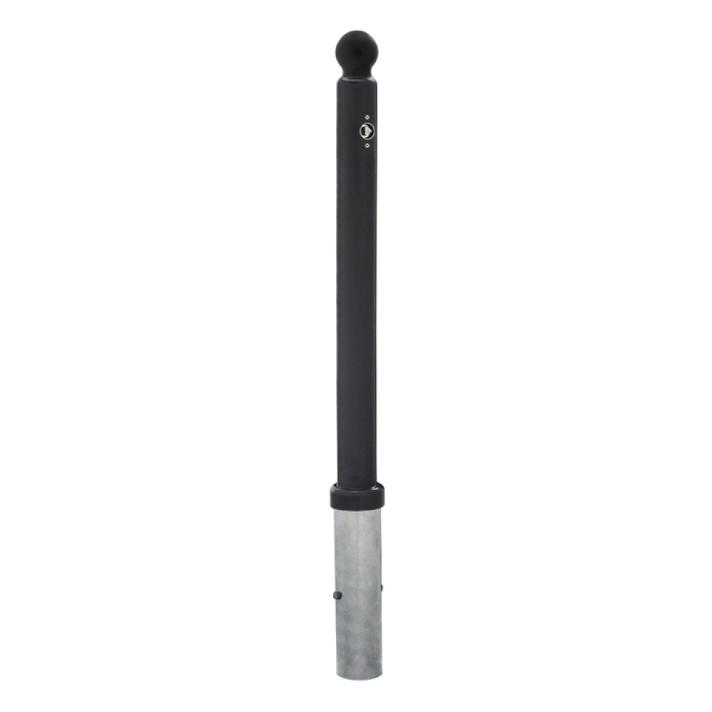Stahlrohrpoller 152 herausnehmbar mit Dreikant Stahlrohrpoller 152 herausnehmbar mit Dreikant