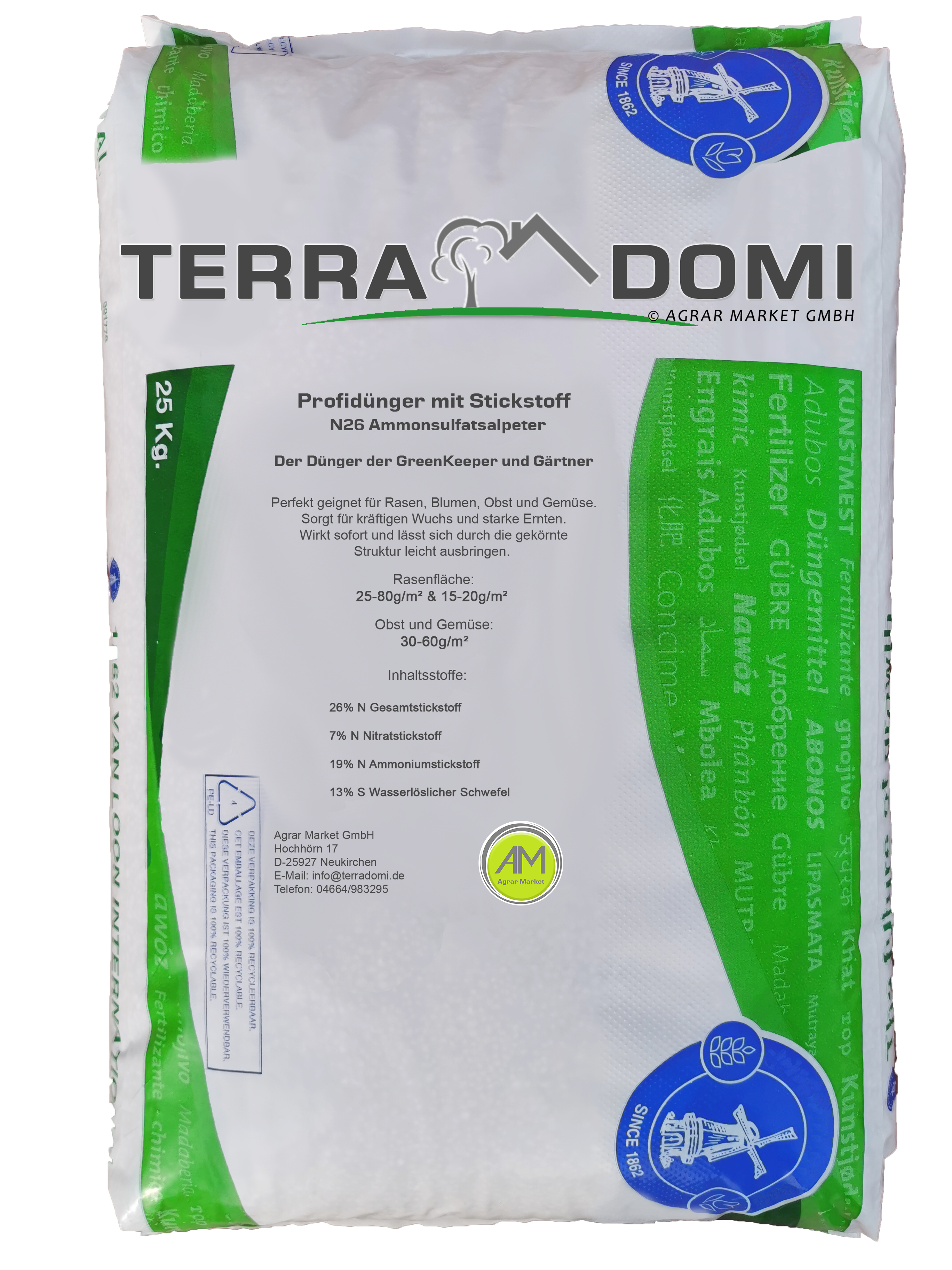 Ammonsulfatsalpeter N26 Stickstoff-Dnger - 10 kg in Neukirchen | wlw.de