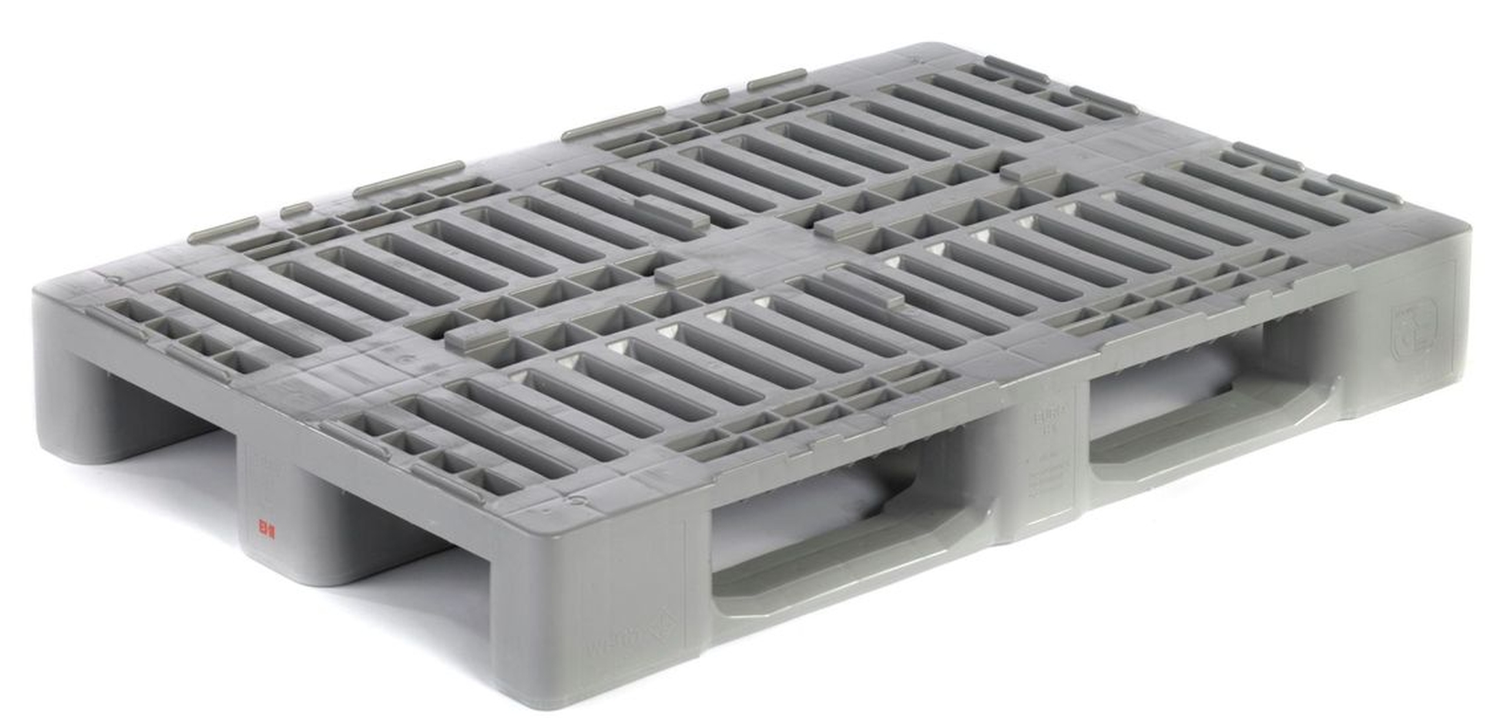 PQXQZ Kunststoffpalette – Wasserdicht, Atmungsaktiv, 60x40x10 Cm, Mit Gitterrost, Traglast Ca. 400 Kg (statisch)